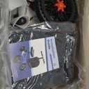 Knee Scooter, 350lbs Capacity, 13" Big PU Seat, Disc Brake Knee Walker, All Terrain Foldable Knee Scooter Walker with Bag for Foot Injuries Compact Crutches Alternative (Burgundy) (Red)