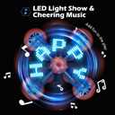 Remote Control Car, Sunt RC Cars for Kids Boys Girls 4-6 7-12 RTR 4WD with 360 Rotation, Double Sided, LED Lights, Music, 2.4Ghz 4, 2 Rechargable Batteries 40Mins Play Christmas Toy Gifts