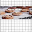 Rainspire Cooling Rack Stainless Steel, Heavy Duty Cooling Racks for Cooking and Baking, Oven Safe Wire Rack for Cooking, Baking Rack for Oven Cooking Fits Half Sheet Cookie Pan, 12" x 17", 1-Pack