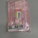 Empty Mahjong Tile Bag American PVC Clear Mahjong Case Size 166 Waterproof Zippered Storage Tile Holder Rack Bag for Game Lover Gift Travel, Case Only (Pink,Tiles)