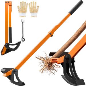 0"-2.2" Stump Remover Tool, 3-Mins Quick Removal Sapling Puller Tool, 60" High-Leverage Labor-Saving Tree Puller, Foldable Storage Tree Stump Remover, Manual Sapling Puller for Woody Shrubs In Yard