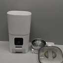 PAPIFEED Automatic Cat Feeder for 2 Cats, 2.4G WiFi Cat Food Dispenser with App Control, 7L Slow Feed Pet Feeder with 2 Stainless Bowls for Cats & Dogs, 12 Portions 10 Meals Daily - White