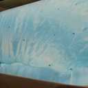 Linenspa 3 Inch Swirl Gel Memory Foam Mattress Topper, Full Size Cooling Gel Infused, Ventilation Holes Pressure Relieving Bed Topper CertiPUR Certified