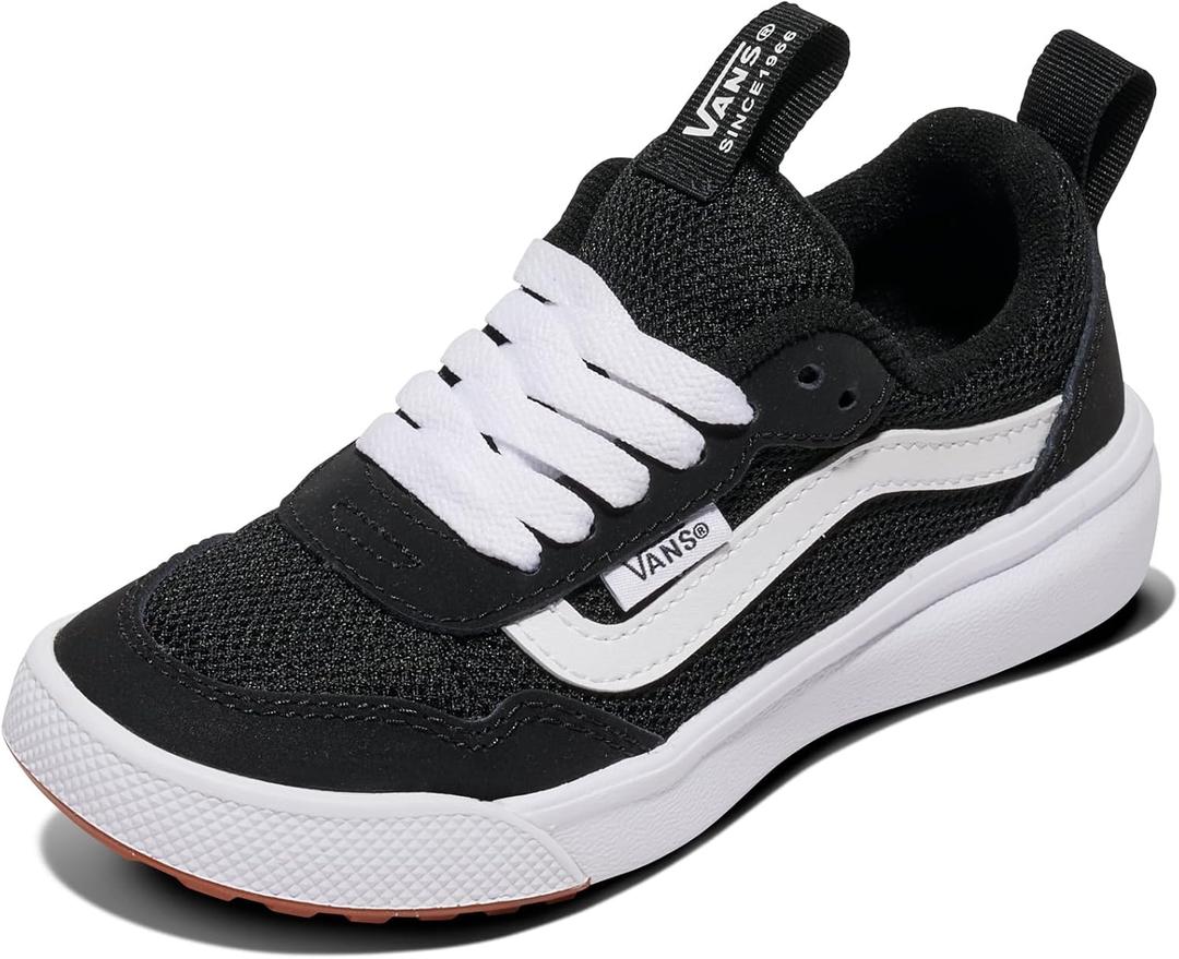 Vans Unisex-Child Range Exp Shoe | Boys' & Girls' Athletic Sneakers for Walking, Hiking & Fashion (10.5 Little Kid, Mesh Black/White)