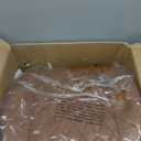 YFO Home Office Desk Chair Office Rubber Casters Ergonomic Computer Chair with Lumbar Support Adjustable Height Rolling Swivel Executive Task Armrests Chair Brown Leather (Mid Back)