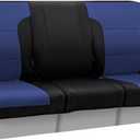 Coverking Custom Fit Front 40/20/40 Seat Cover for Select GMC Sierra 1500/2500 Models - Neosupreme (Navy Blue with Black Sides)