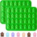 Mini Turtle Silicone Molds, 28 Cavities Sea Turtle Animal Molds for Chocolate, Candy, Gummy, Jello | 3D Tortoise Making Mold for Desserts, Cake Decoration | Each Capacity 2ml