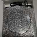 Gaiatop Coffee Mug Warmer, 3 Temperature Settings, 2-10H Auto Shut Off and Warm Strip Indicator Lights, 50W Smart Cup Warmers Fast Heating Plate for Tea Milk Cocoa Candle, Stocking Stuffers, Wood