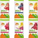 PROBAR - BOLT Organic Energy Chews, Variety Pack, Strawberry, Berry Blast, Orange, Raspberry, Pink Lemonade, Cranberry Pomegranate - Gluten-Free, USDA Certified Organic (12 Count) - Flavors May Vary