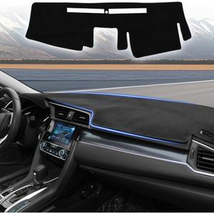 YYCKE Dash Cover Mat Custom Fit for Nissan Frontier 2005-2021 2020 2019 2018 2017 Accessories Dashboard Cover Mat Pad Carpet Protector