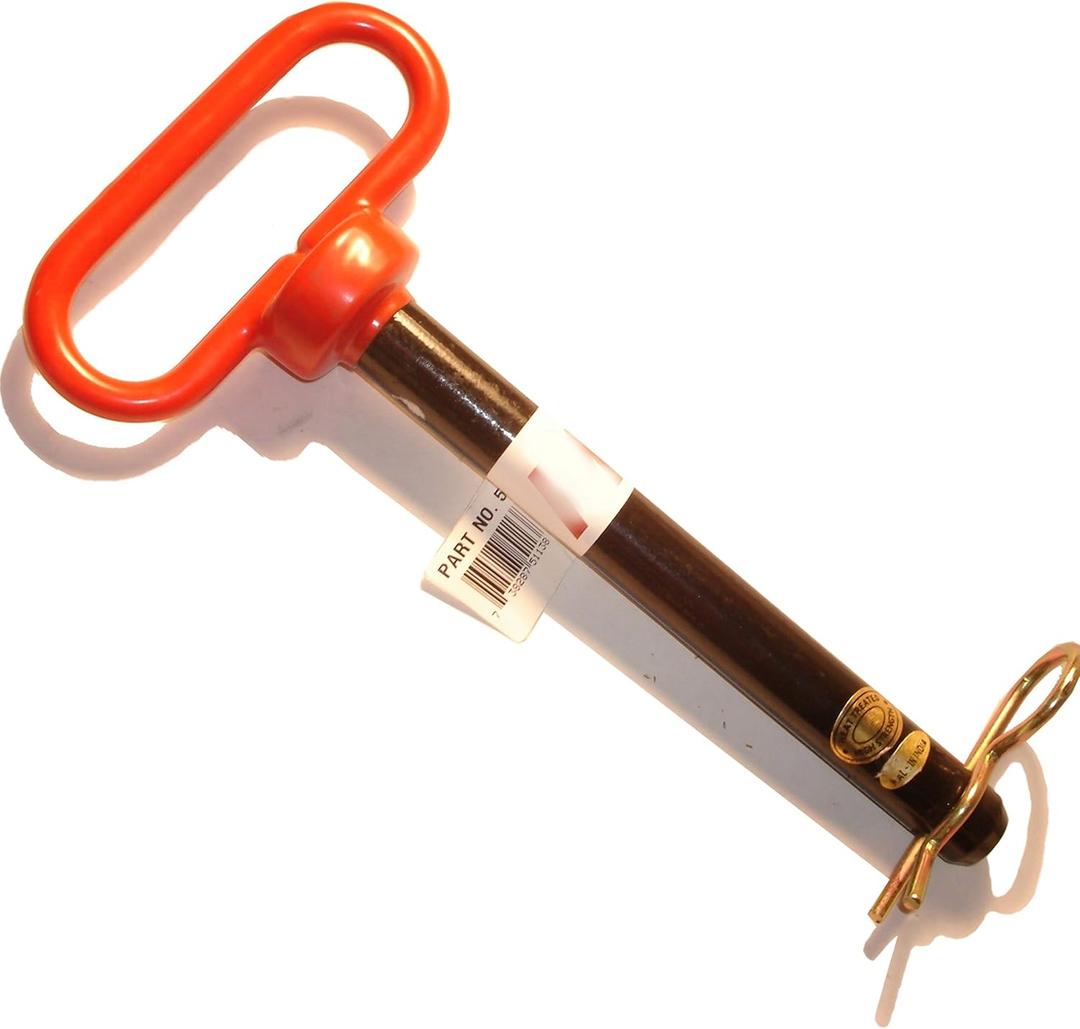 Hard-to-Find Fastener Hardened Grade 5 Hitch Pins, Durable Heavy Duty Heat-Treated Hitch Pins for Trailers & Tractors, 3/4 x 6-1/2-Inch