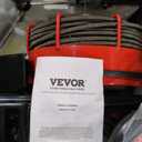 VEVOR Drain Cleaner Machine 100FT x 3/8 Inch, Auto Feed Sewer Snake Auger on Wheels, 370W Portable Drain Cleaning Machine with 8 Cutters & Air-activated Foot Switch for 2" to 4" Pipes