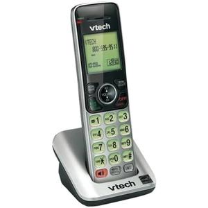 VTech CS6609 Additional Cordless Handset, Silver/Black | Requires a VTech CS6619, CS6629, CS6648, or CS6649 Expandable Phone System to Operate