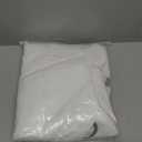 KOUFALL White Room Darkening Curtains 48 Inch Long,Blackout Short Window Curtains 48 Inch Length for Bedroom Bathroom 2 Panels Set