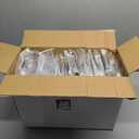 WELLIFE 600 PCS Silver Disposable Dinnerware Set for 100 Guests, Wedding Reception Plates & Silver Plastic Tableware, Dinner & Salad Plates, Cups, Forks, Knives & Spoons for Weddings & Elegant Events
