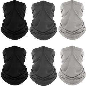 Fuinloth Neck Gaiter, 6 Pack Cooling UV Protection Bandana Face Mask Gator Scarf for Men Women