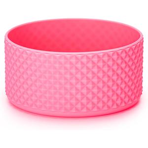 Protective Silicone Boot for 32 40oz Hydroflask Water Bottles, Anti-Slip Protective Sleeve Bottom for 64oz Hydro Flask Water Bottles (Rose Pink)