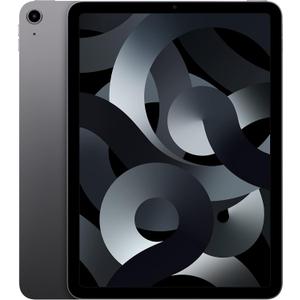 Apple Early 2022 iPad Air 5th Gen, 10.9-inch, Wi-Fi, 64GB, Space Gray 