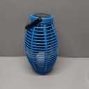 EDL 12.2" Solar Lantern Blue