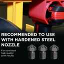 Polymaker HT-PLA-GF Filament 1.75mm White, High Temp PLA for 3D Printing, Heat Resistant to 150C, Easy to Print, Easy to Anneal, Works with Most FDM Printers, 1kg Spool