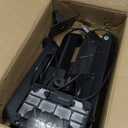 monTEK Dual Monitor Mount with USB Monitor Arms for 2 Monitors for 17 to 35 Inch Curved Screen Holds 35 Lbs Adjustable Heavy Duty Monitor Desk Mount Cable Management, VESA 75/100mm, MA1007UCBK-D (Black)