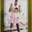 Malden International Designs Green Concept Wood Picture Frame, 4x6, Green Pack of 6