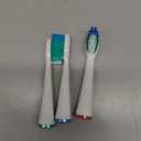 Waterpik Sensonic Replacement Contour Brush Heads, 3 Toothbrush Heads, White STWB-3WW-B