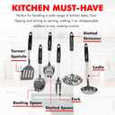 2 x Chef Craft Select Slotted Spoon, 12 inch, Stainless Steel