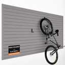 Slat Wall Paneling Garage Slat Wall Storage Systems Grey Slatwall Panels 4'x8' Power Tool Organizer Wall Mount, PVC Garage Storage & Organization Products Slate Board Panel for Retail Display