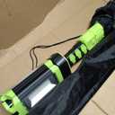 STEELITE Camping Emergency Light 2700 Lumens 12000mAh with Adjustable Tripod Stand, IP65 Waterproof Cordless Work Light, Magnetic Base, Telescopic, for Camping Outdoor Work Garage, Green