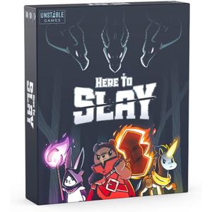 Unstable Games Here to Slay Card Game - Fantasy Adventure Strategy Game for 2-6 Players, Ages 10 and Up - Family Game Night Card Game from the Creators of Unstable Unicorns