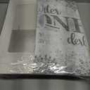 Winter Onederland 1st Birthday Decoration,Snowflake Party Decoration Include Plate,Napkin,Tablecloth,Banner,Balloon Arch First Birthday Decorations for Winter Wonderland PartySilver