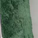 Fluffy Lightweight 2x3 Feet, Blackish Green Under Desk Rug, Upgrade Anti-Skid Rectangular Rug for Boys Room