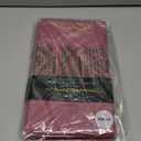 Exquisite Party Solids 6-Pack Premium Plastic Tablecloth 84in. Round Plastic Table Cover - Burgundy