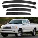 IG Window Visor for 2000-2006 Toyota Tundra Access Cab, Rain Guard Tape-On Extra Durable Sun Wind Side Vent Window Deflector, 2000 2001 2002 2003 2004 2005 2006 (Access Cab Only)