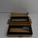 6 Pack L14 x H 6" x W 2.5" 6mm Thick Countertop Support Brackets, Heavy Duty Countertop Hidden Bracket L Shelf Bracket Metal Corbels for Countertops Frosted Black