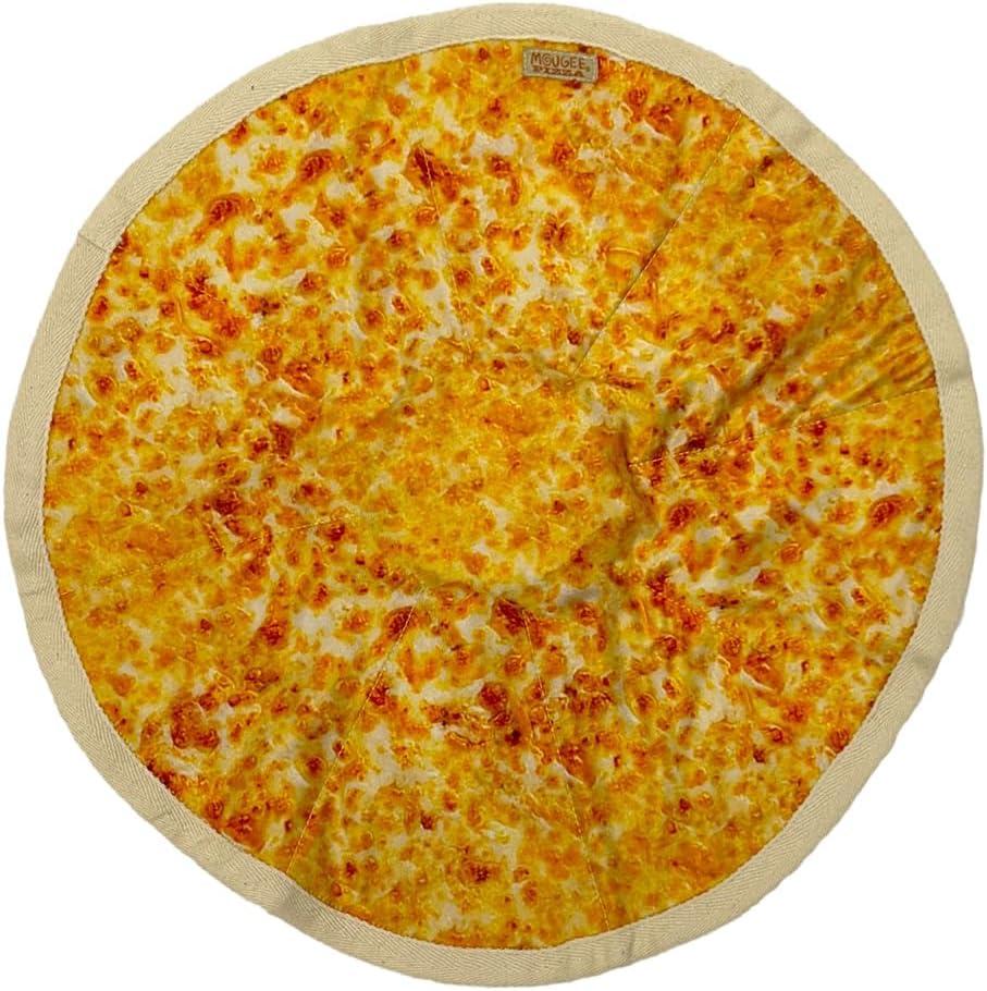 Mougee Star Flow Star - Pizza Series - 19.5" Diameter - Juggling Cloth (Cheese with Internal Power Ring)
