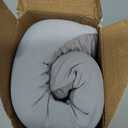 Cervical Neck Pillow for Side Sleepers  Cooling Contour Memory Foam Pillows Ergonomic Neck Support Adjustable Bed Pillows for Neck Comfort - Ideal Christmas Birthday Gift for Women Men (Grey)