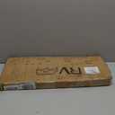 RV Dual Propane Tank Cylinder Rack for Camper and Travel Trailer for 20lb Tanks, Black,