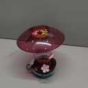 More Birds Hummingbird Feeder, Plastic Hummingbird Feeders, Red, 4 Feeding Stations, 20-Ounce Nectar Capacity, Jubilee