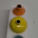 Ceramic Flower Vase Set, Modern Farmhouse Decorative Vases for Dining Room,Bookshelf Office Entryway(Multicolored Mix Set 3)