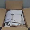 AWASEN Black Fluted Nightstand, Modern Bedside Table with Storage Drawers, Small Night Stand Bed Side Table with Solid Wood for Living Room, Bedroom, Office and Small Space (White)