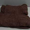 hyha Individual Couch Cushion Covers, Stretch Sofa/ Couch Seat Cushion Covers, Magic Sofa Covers Washable, Dog Couch Cushion Covers for Sofa with Elastic Bottom(3PC, Chocolate)