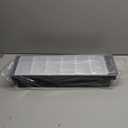 CHICIRIS Detachable Condiment Caddy with Transparent Lid, Durable Bar Garnish Container for Vegetables, for Snacks, Plastic, Black, 4 X Inner Compartment (6 Compartments)