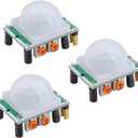 HiLetgo 3pcs HC-SR501 PIR Infrared Sensor Human Body Infrared Motion Module for Arduino Raspberry Pi