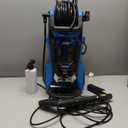 Pressure Washer Power Washers with Touch Screen, 5000PSIIMAX, High Pressure Cleaning Machine with 4 Quick Connect Nozzles and Foam Cannon for Cars Driveways Patios Fences, Blue