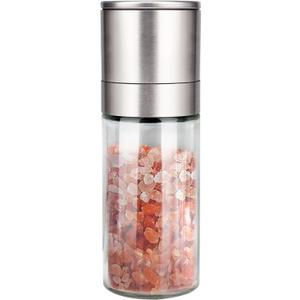 Gulex Salt Grinder Pepper Mill, Refillable, Adjustable Coarseness Black Pepper Grinder, Stainless Steel Sea Salt Shaker with Ceramic Rotor(Seasoning not included)