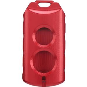 Motorcycle Key Case: Aluminum Alloy Key Fob Protector Cover for Yamaha Xmax 125 250 300 400 Nmax Nvx 155 Aerox (red)