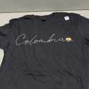 Colombia Simple Love Colombian Flag Heart on Colombia T-Shirt, L