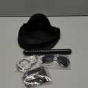 Bvrbaory 5PCS Police Pretend Costume Accessories,Police Pretend Play Toy Set for Kids,Mens Police Officer Accessory with Policeman Hat,Sunglass Handcuffs for Halloween Dress Up Costumes